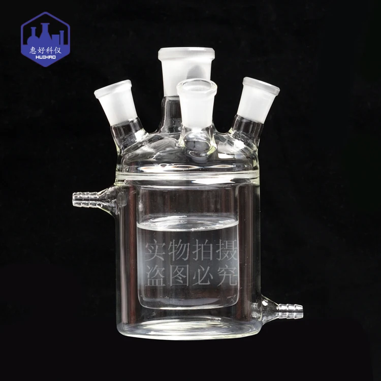 Four Clip Set Reaction Bottle 500ML/29*19*3 Double Layer Reactor Glass Clip Set Reaction Flask Thick Material
Four Clip Set Reaction Bottle 500ML/29*19*3 Double Layer Reactor Glass Clip Set Reaction Flask Thick Material