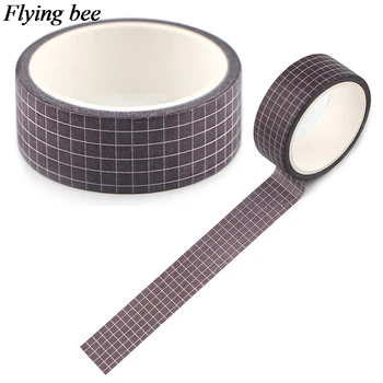 Flyingbee 15mmX5m Brown grid Style Washi Tape Diy Decoration Scrapbooking Planner Masking Tape Label Sticker Stationery X0925
Flyingbee 15mmX5m Brown grid Style Washi Tape Diy Decoration Scrapbooking Planner Masking Tape Label Sticker Stationery X0925