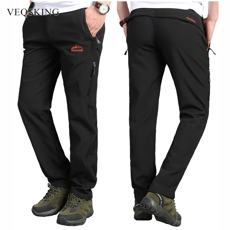 Men's Outdoor Climbing Soft Shell Quick-Drying Hiking Pants Autumn Winter Plus Velvet Padded Elastic Windproof Waterproof Pants
Men's Outdoor Climbing Soft Shell Quick-Drying Hiking Pants Autumn Winter Plus Velvet Padded Elastic Windproof Waterproof Pants