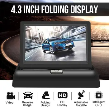 Vehemo 4.3 Inch Parking Folding Display Rearview Reverse Monitor Foldable Reversing Display Automobile Car Electronics Backup
Vehemo 4.3 Inch Parking Folding Display Rearview Reverse Monitor Foldable Reversing Display Automobile Car Electronics Backup