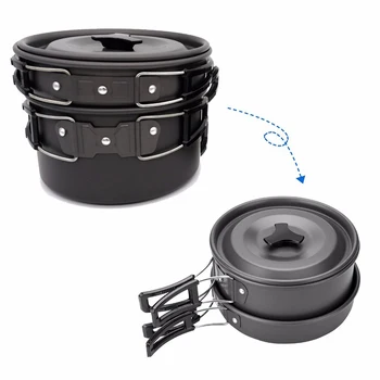 Outdoor Camping Teapot Teacups Folding-Knife Fork Spoon Cookware Set Portable Cookware Combination Outdoor Skillet Frying Pan...
Outdoor Camping Teapot Teacups Folding-Knife Fork Spoon Cookware Set Portable Cookware Combination Outdoor Skillet Frying Pan...