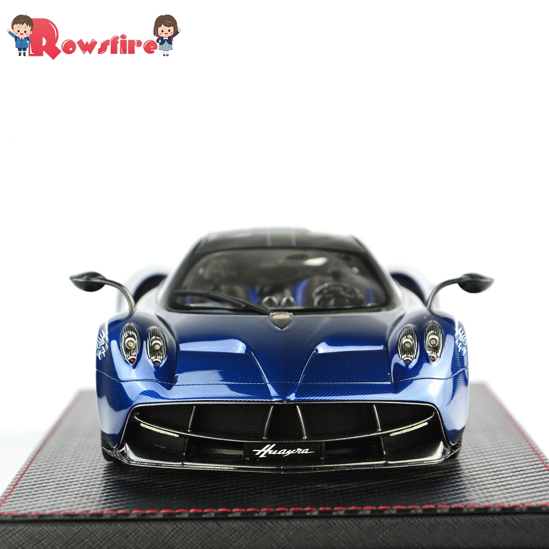 1:18 Car Model Pagani HUAYRA Model Collection Decor with Base Dust Cover - Blue