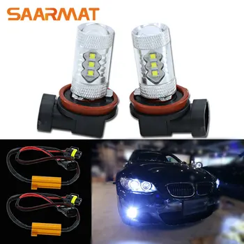 2Pcs White 6000K H8 H9 H11 XBD Chips LED Fog Light Driving Bulbs + Canbus Decoder For BMW E71 X6 M E70 X5 E83 F25 x3
2Pcs White 6000K H8 H9 H11 XBD Chips LED Fog Light Driving Bulbs + Canbus Decoder For BMW E71 X6 M E70 X5 E83 F25 x3