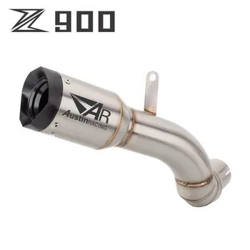 Slip on Motocycle Escape Moto for Z900 Austin racing Exhaust System Middle Pipe with AR Exhaust Muffler Pipe 2017-2020
Slip on Motocycle Escape Moto for Z900 Austin racing Exhaust System Middle Pipe with AR Exhaust Muffler Pipe 2017-2020