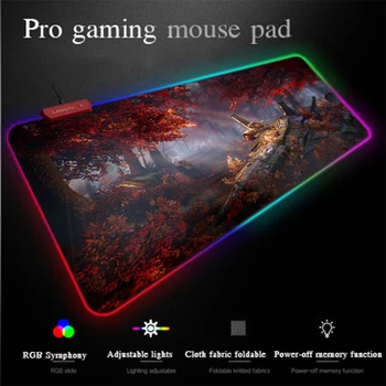 Yuzuoan Programming MousePad Red Maple Leaf Large RGB Gaming Mouse Pad LED Colorful Lighting Backlight for World of Tanks / LOL
Yuzuoan Programming MousePad Red Maple Leaf Large RGB Gaming Mouse Pad LED Colorful Lighting Backlight for World of Tanks / LOL
