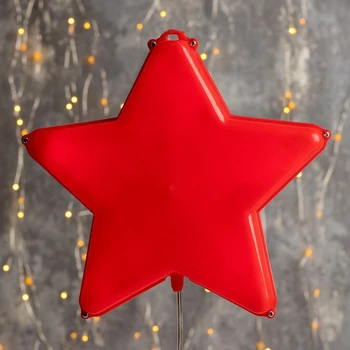 Figure "Red Christmas tree star", 20X20 cm, plastic, 3 meters wire, RED 3612423
Figure "Red Christmas tree star", 20X20 cm, plastic, 3 meters wire, RED 3612423