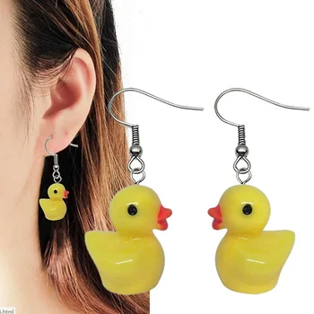 Korea Minimalist Women Gift Duck Earrings Jewelry Wholesale Fashion Super Cute Little Yellow Duck Earrings
Korea Minimalist Women Gift Duck Earrings Jewelry Wholesale Fashion Super Cute Little Yellow Duck Earrings