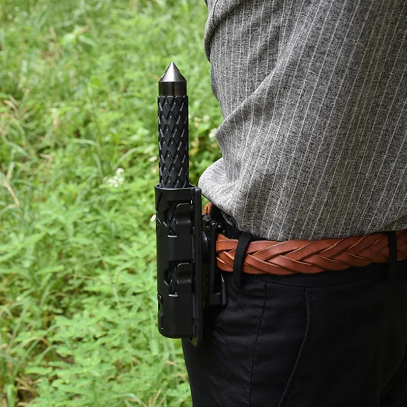Rotation Baton Case Holster Black Holder Self Defense Safety Outdoor Survial Kit EDC Tool Universal 360 Degree
Rotation Baton Case Holster Black Holder Self Defense Safety Outdoor Survial Kit EDC Tool Universal 360 Degree