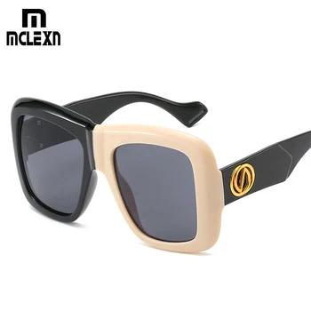 MCLEXN New Oversized Square Sunglasses Women Fashion Sun Glasses Lady Brand Designer Vintage Shades Gafas Oculos
MCLEXN New Oversized Square Sunglasses Women Fashion Sun Glasses Lady Brand Designer Vintage Shades Gafas Oculos