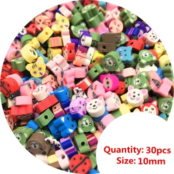 30pcs 10mm Mixcolor Printing Beads Polymer Clay Beads Mixed Color Polymer Clay Spacer Beads For Jewelry Making DIY #005
30pcs 10mm Mixcolor Printing Beads Polymer Clay Beads Mixed Color Polymer Clay Spacer Beads For Jewelry Making DIY #005