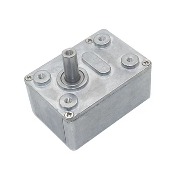 46x32 Full Metal Gearbox Turbo Worm Motor Speed Reduction Speed Reducer For JGY370 
46x32 Full Metal Gearbox Turbo Worm Motor Speed Reduction Speed Reducer For JGY370
