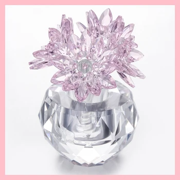 GIFT FOR MOTHER CRYSTAL LOTUS FLOWER FIGURINE GLASS FENGSHUI ORNAMENTS PAPERWEIGHT WITH GIFT BOX HOME TABLE DECORATION 
GIFT FOR MOTHER CRYSTAL LOTUS FLOWER FIGURINE GLASS FENGSHUI ORNAMENTS PAPERWEIGHT WITH GIFT BOX HOME TABLE DECORATION