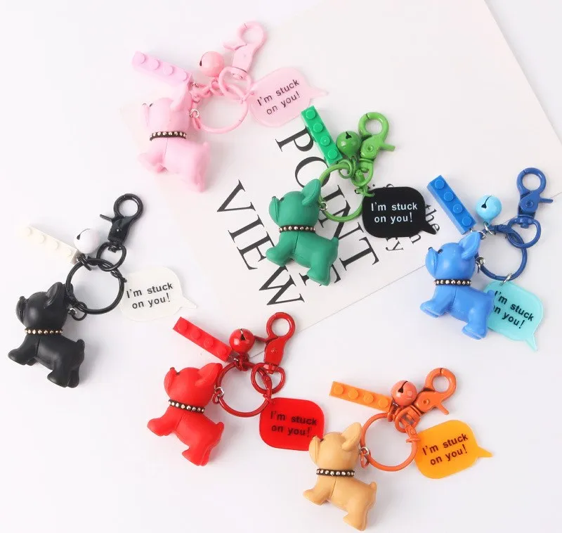 Latest Version Multicolor Cartoon Puppy Key Chains im Stuck On You Keychain Simple Building Blocks Men Women Bag Car Key Rings
Latest Version Multicolor Cartoon Puppy Key Chains im Stuck On You Keychain Simple Building Blocks Men Women Bag Car Key Rings