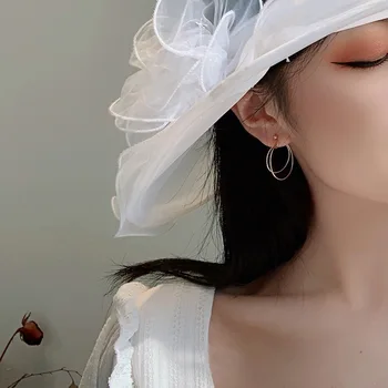 Geometry Double Layer Ear Ring Women's Elegant Versitile Fashion Korean-style Dongdaemun Exaggeration Disco Dancing Goddess Onli
Geometry Double Layer Ear Ring Women's Elegant Versitile Fashion Korean-style Dongdaemun Exaggeration Disco Dancing Goddess Onli