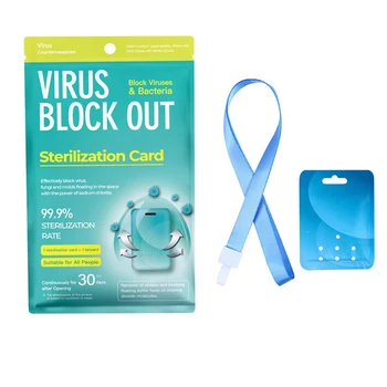Virus Shut Out Card Portable Kid Children Air Sanitizer Protection Card with Lanyard for Kids and Adults Body safety
Virus Shut Out Card Portable Kid Children Air Sanitizer Protection Card with Lanyard for Kids and Adults Body safety