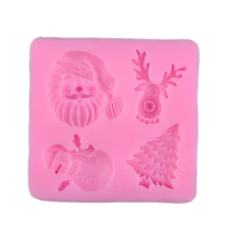 Santa Claus Christmas Tree Fondant Silicone Mould Cookie Tools Embossing Cake Chocolate Decorating Baking Model
Santa Claus Christmas Tree Fondant Silicone Mould Cookie Tools Embossing Cake Chocolate Decorating Baking Model