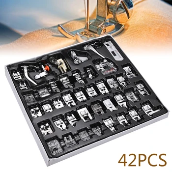 42pcs/set Durable Sewing Machine Presser Foot Feet Tool Kit Sewing Machine Accessories For Brother Singer Domestic
42pcs/set Durable Sewing Machine Presser Foot Feet Tool Kit Sewing Machine Accessories For Brother Singer Domestic