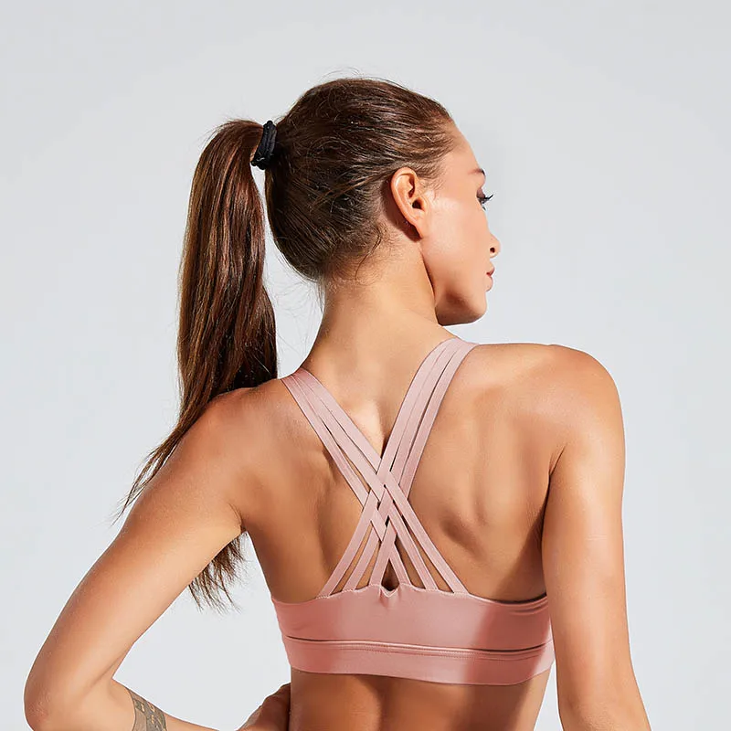 Workout Solid Color Women Top Breathable Fitness Sexy Female Lady Sportswear Six Straps Cross Bra Shock Proof Gathering Bra
Workout Solid Color Women Top Breathable Fitness Sexy Female Lady Sportswear Six Straps Cross Bra Shock Proof Gathering Bra