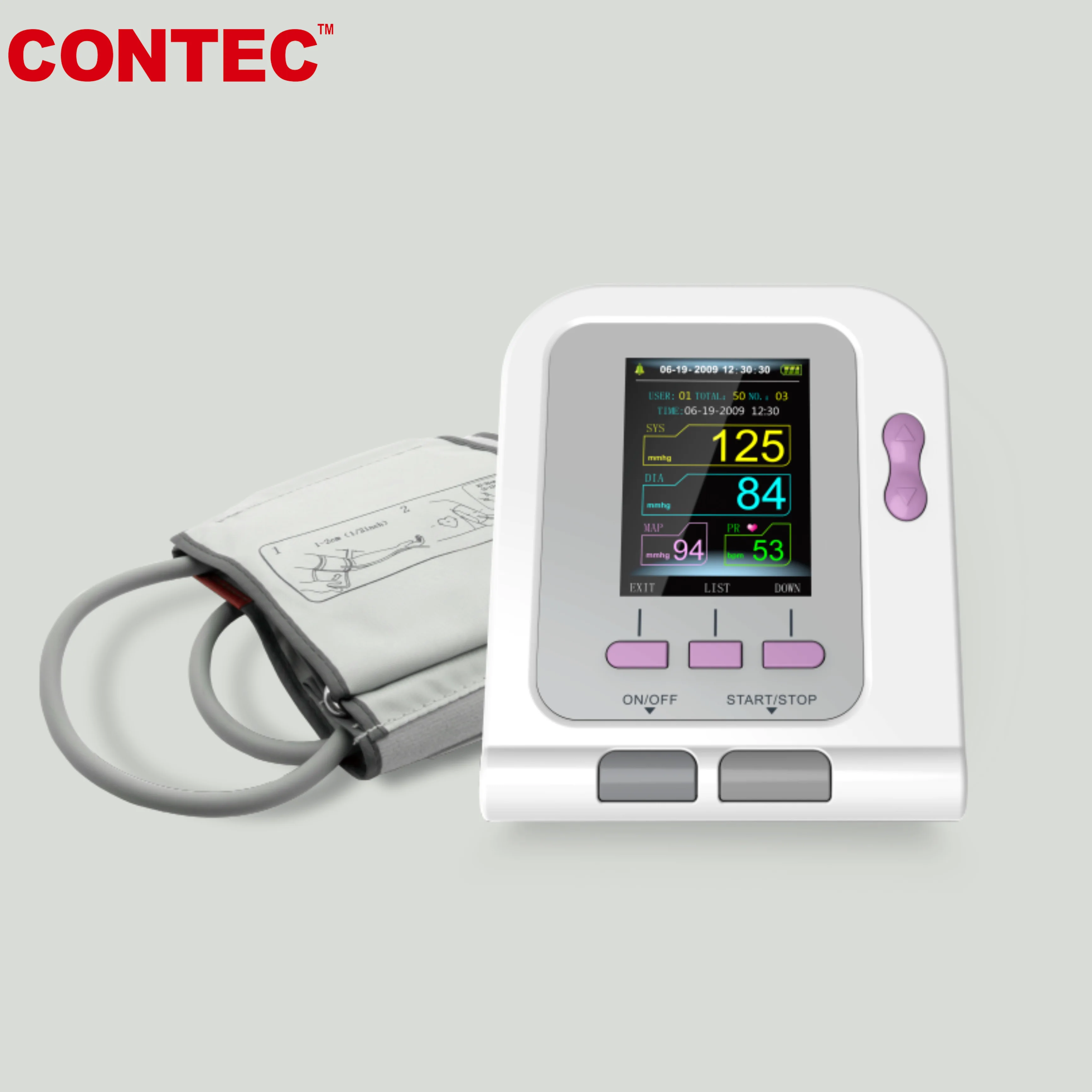 Бренд CONTEC, Цифровая Верхняя деталь, CONTEC08A с манжетами для взрослых, бесплатная доставка
Бренд CONTEC, Цифровая Верхняя деталь, CONTEC08A с манжетами для взрослых, бесплатная доставка