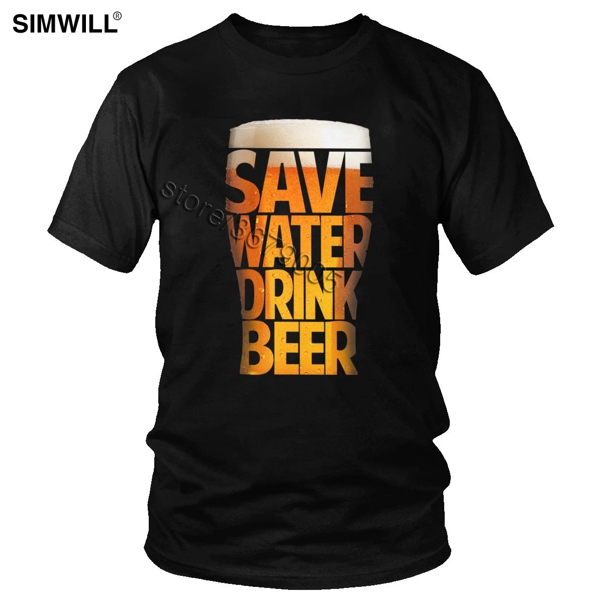 Fashion T Shirt Men Save Water Drink Beer T-Shirt Funny Alcohol Lover Tee Classic Short Sleeves Cotton Casual Streetwear Tops
Fashion T Shirt Men Save Water Drink Beer T-Shirt Funny Alcohol Lover Tee Classic Short Sleeves Cotton Casual Streetwear Tops