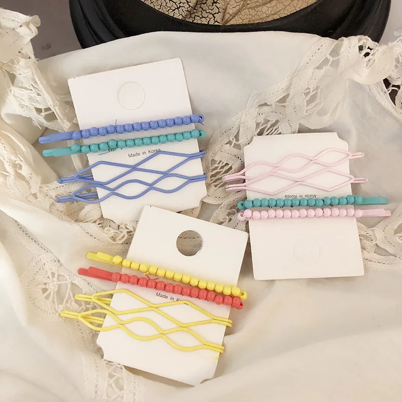 South Korea Dongdaemun New Style Set Color Long Clip Children Cute Side Clip Fishing Line Weaving Hyuna Barrettes
South Korea Dongdaemun New Style Set Color Long Clip Children Cute Side Clip Fishing Line Weaving Hyuna Barrettes