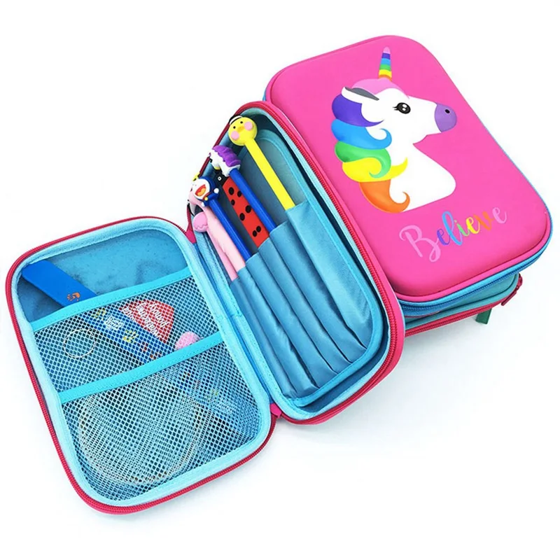 1 PCS Cartoon Unicorn Pencil Case EVA Pen Pouch Stationery Box Anti-Shock For School Students Girls Teens Kids Stationary Gifts 
1 PCS Cartoon Unicorn Pencil Case EVA Pen Pouch Stationery Box Anti-Shock For School Students Girls Teens Kids Stationary Gifts