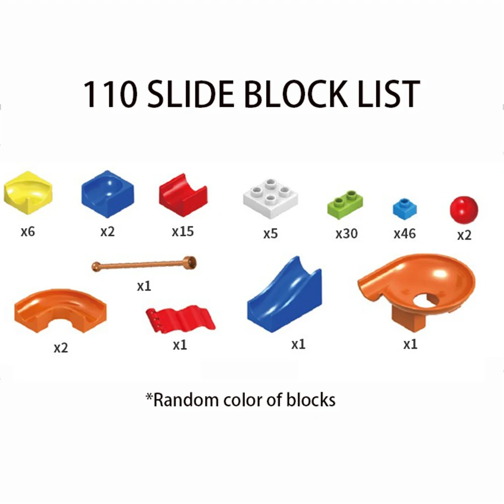 Shop Generic Track Blocks Marble Race Run Maze Ball Track Building