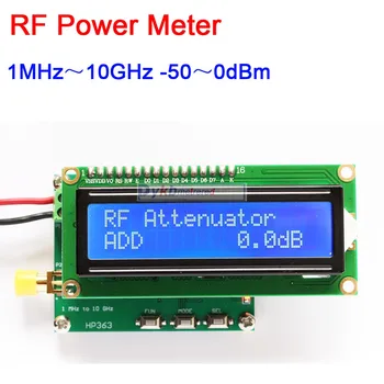 RF Power Meter 1MHz to 10GHz -50 to 0dBm Digital RF Signal Measuring Meter RF power attenuation value can be set DC 7-12V
RF Power Meter 1MHz to 10GHz -50 to 0dBm Digital RF Signal Measuring Meter RF power attenuation value can be set DC 7-12V