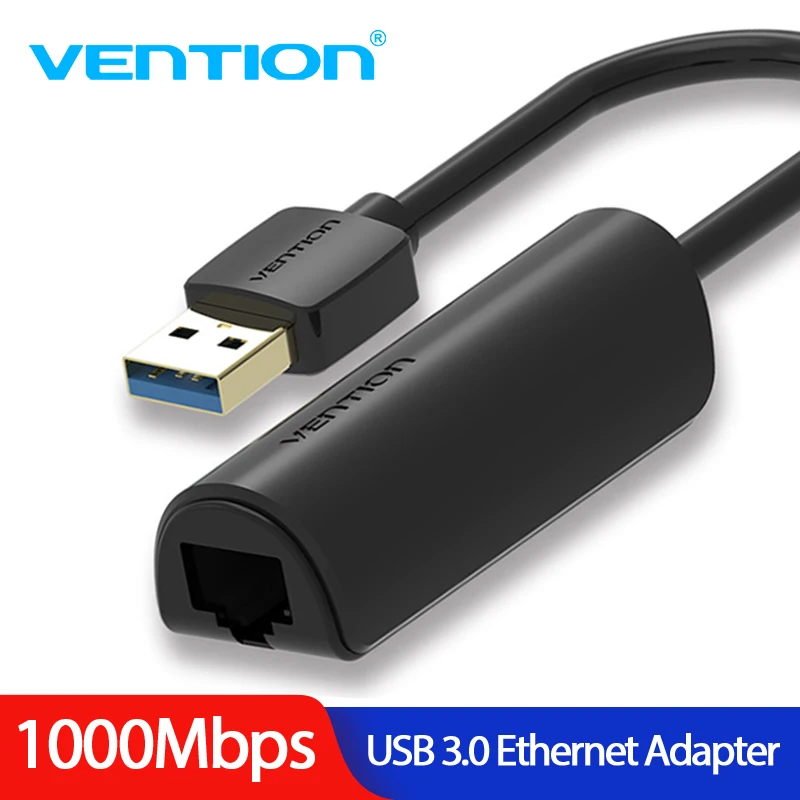 Vention USB Ethernet Adapter USB 3.0 to RJ45 Network Card Hub High Speed 10M/100M/1000M Lan for Windows Mac Ethernet USB Adapter
Vention USB Ethernet Adapter USB 3.0 to RJ45 Network Card Hub High Speed 10M/100M/1000M Lan for Windows Mac Ethernet USB Adapter