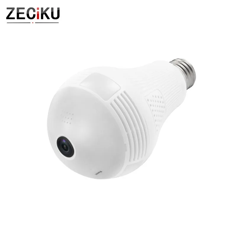 WiFi Bulb Fisheye Camera 3MP 5MP Wireless Led Lamp Recorder With 360 Degree Panorama View
WiFi Bulb Fisheye Camera 3MP 5MP Wireless Led Lamp Recorder With 360 Degree Panorama View