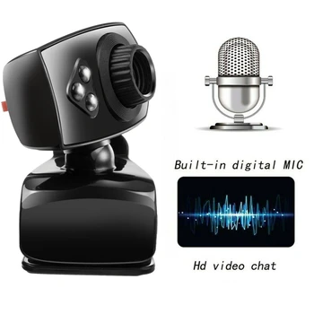 Webcam HD Web Camera Built-in Micr Smart TV Box Webcam Camera For Computer Desktop Skype Recording USB 3 LED Web Camera A40
Webcam HD Web Camera Built-in Micr Smart TV Box Webcam Camera For Computer Desktop Skype Recording USB 3 LED Web Camera A40