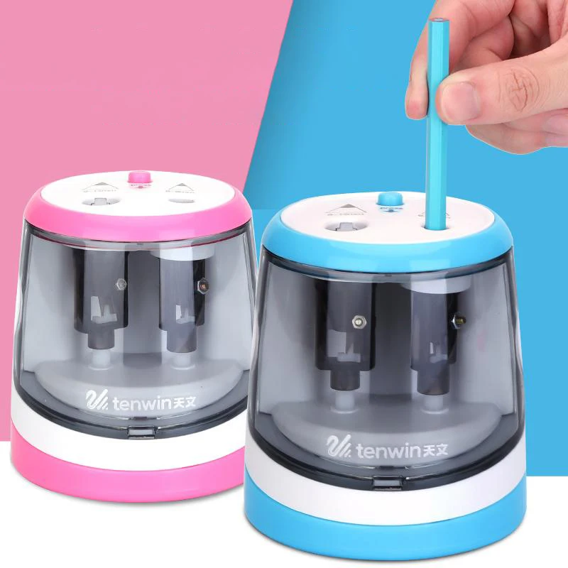 Tenwin 8016 Electric Auto Pencil Sharpener Two-hole Battery Operated Sharpener 6-12mm Diameter Writing And Drawing Pencils
Tenwin 8016 Electric Auto Pencil Sharpener Two-hole Battery Operated Sharpener 6-12mm Diameter Writing And Drawing Pencils