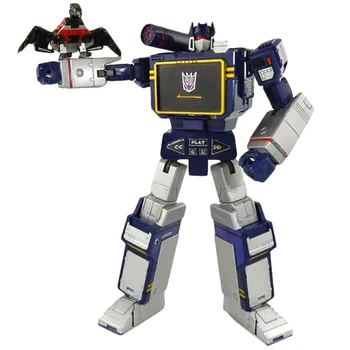TKR MP13 MP-13 Soundwave With Laser Bird G1 Transformation Action Figure Toy 22cm ABS Model KO SS51 Deformation Car Robot Figma
TKR MP13 MP-13 Soundwave With Laser Bird G1 Transformation Action Figure Toy 22cm ABS Model KO SS51 Deformation Car Robot Figma
