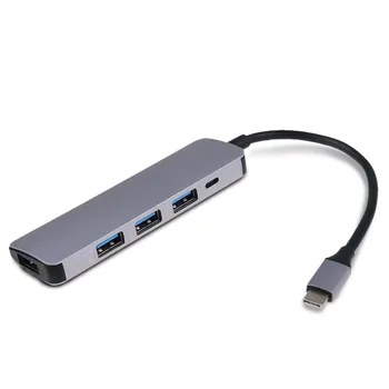 Ouhaobin Type C USB 3.1 to 4 Port USB 3.0 Hub Adapter for Macbook Super Speed 5Gbps usb charger for smart phone
Ouhaobin Type C USB 3.1 to 4 Port USB 3.0 Hub Adapter for Macbook Super Speed 5Gbps usb charger for smart phone