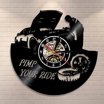 Pimp Your Ride Quote Motto Sign Wall Art Modern Clock Vinyl Record Wall Clock Vintage Garage Services Repair Decorative Clock
Pimp Your Ride Quote Motto Sign Wall Art Modern Clock Vinyl Record Wall Clock Vintage Garage Services Repair Decorative Clock