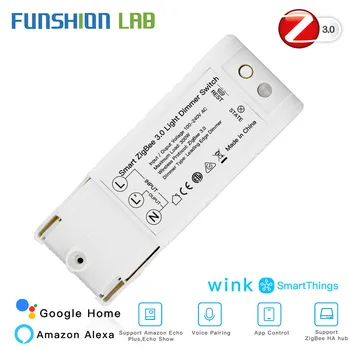 Zigbee DIY Smart Home Automation Dimmer Switch Remote Control Work with Echo Plus Alexa SmartThings Fit for Most Zigbee 3.0 Hub
Zigbee DIY Smart Home Automation Dimmer Switch Remote Control Work with Echo Plus Alexa SmartThings Fit for Most Zigbee 3.0 Hub