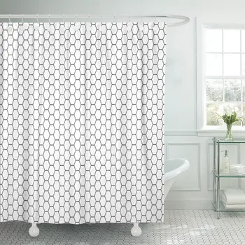 Grid Hexagonal Cell Honeycomb on Speaker Grille Geometric Graphic Shower Curtain Waterproof Fabric 72 x 78 Inches Set with Hooks
Grid Hexagonal Cell Honeycomb on Speaker Grille Geometric Graphic Shower Curtain Waterproof Fabric 72 x 78 Inches Set with Hooks