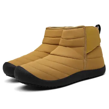 Winter shoes men ankle boots High quality Men boot Waterproof Non-slip warm fur flat men snow boots black yellow big size 36-46
Winter shoes men ankle boots High quality Men boot Waterproof Non-slip warm fur flat men snow boots black yellow big size 36-46