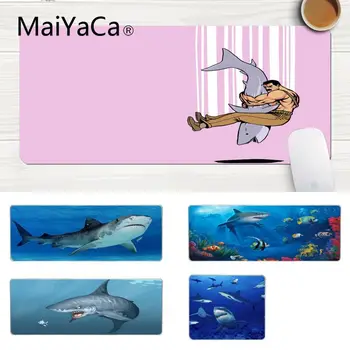MaiYaCa Beautiful Anime Cute shark Durable Rubber Mouse Mat Pad Large Lockedge Mouse pad PC Computer mat