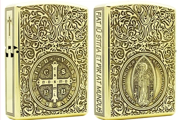 FXGZS 2 style Zor 148g 912 brass constantine father 3-sided laser engraving kerosene armor lighter
FXGZS 2 style Zor 148g 912 brass constantine father 3-sided laser engraving kerosene armor lighter