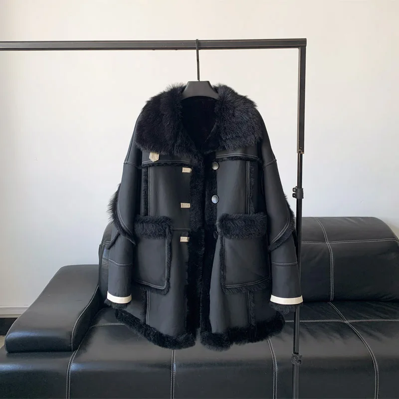 Tuscany Lamb Fur One Piece Coat Women's winter jacket Sheepskin Fur Coat Leather Medium Length Winter Coat
Tuscany Lamb Fur One Piece Coat Women's winter jacket Sheepskin Fur Coat Leather Medium Length Winter Coat