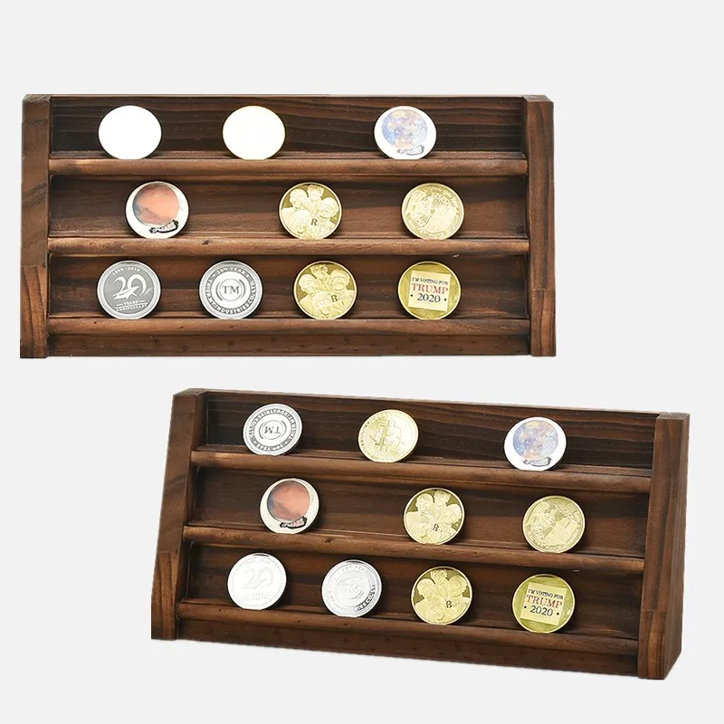 3 Rows Challenge Coin Holder Medal Storage Shelf Military Coin Display Stand Case Collector Box Desk Decor Gifts for Men
3 Rows Challenge Coin Holder Medal Storage Shelf Military Coin Display Stand Case Collector Box Desk Decor Gifts for Men