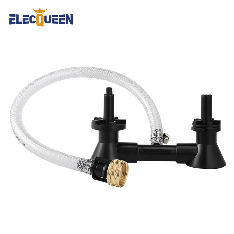 Double Blast Bottle Washer, Rinsing Device for 2 Bottles G3/4'' Thread Bottles Carboy Washer Wash Two Bottles In A Few Seconds
Double Blast Bottle Washer, Rinsing Device for 2 Bottles G3/4'' Thread Bottles Carboy Washer Wash Two Bottles In A Few Seconds