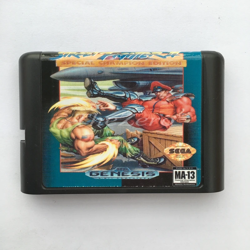 Корпус Str Fight 2 EU/JAP для 16 битной игровой карты системы Genesis Sega Mega Drive|Картриджи| |