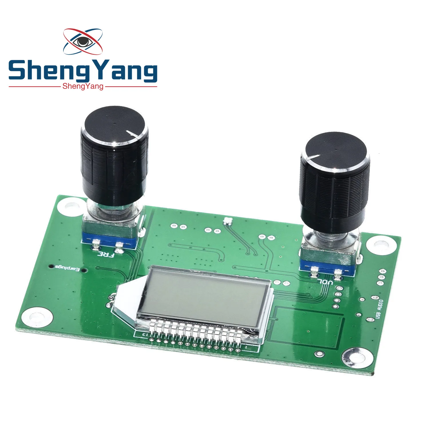 FM Radio Receiver Module Frequency Modulation Stereo Receiving PCB Circuit Board With Silencing LCD Display 3-5V LCD Module
FM Radio Receiver Module Frequency Modulation Stereo Receiving PCB Circuit Board With Silencing LCD Display 3-5V LCD Module
