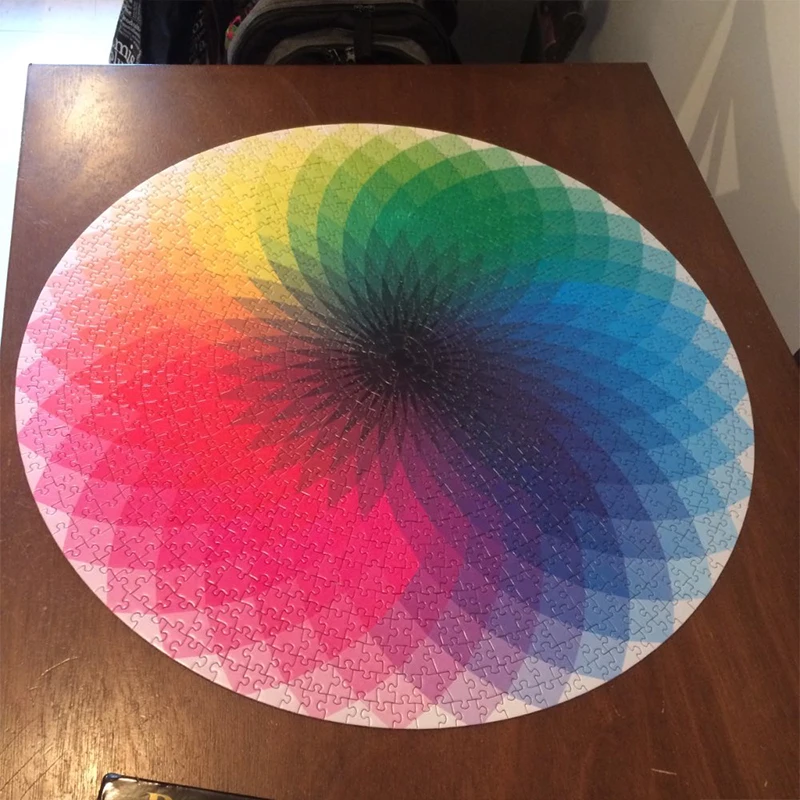 Rainbow round parts