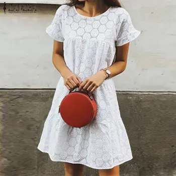 Fashion Lace Dress Women's Summer Sundress 2020 ZANZEA Bohemian Patchwork Knee Length Vestidos Female O Neck Tunic Robe 2PCS 5XL
Fashion Lace Dress Women's Summer Sundress 2020 ZANZEA Bohemian Patchwork Knee Length Vestidos Female O Neck Tunic Robe 2PCS 5XL