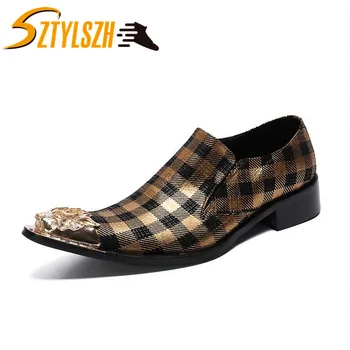 High Quality British designer men Classic grid gentleman pointed shoes Wedding Dress shoes Party Flats zapatos hombre vestir
High Quality British designer men Classic grid gentleman pointed shoes Wedding Dress shoes Party Flats zapatos hombre vestir