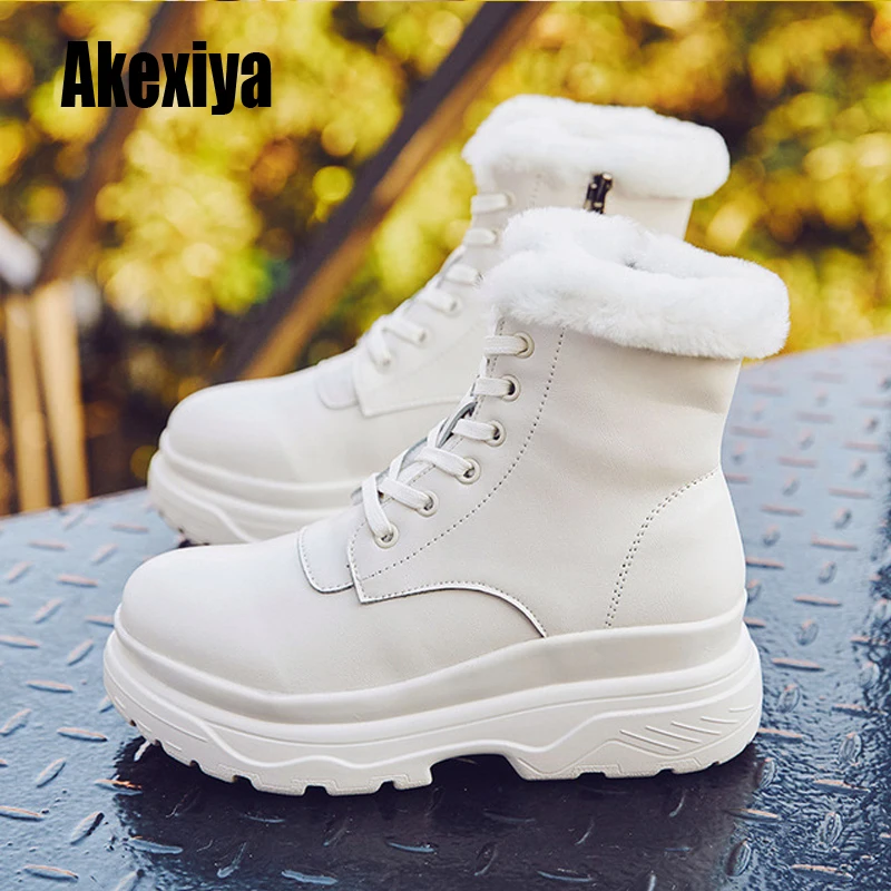 winter Ankle Boots Women Platform Boots Rubber Sole Lace Black Leather PU High Heels Shoes Woman Comfortable snow boots k362
winter Ankle Boots Women Platform Boots Rubber Sole Lace Black Leather PU High Heels Shoes Woman Comfortable snow boots k362