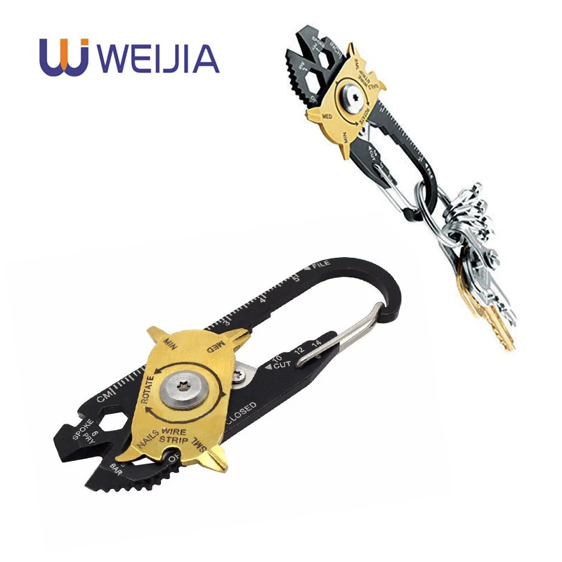 20 in 1 Outdoor survival tool EDC gear Multipurpose fixr Multifunction carabiner multi tool pocket home diy spanner screwdriver
20 in 1 Outdoor survival tool EDC gear Multipurpose fixr Multifunction carabiner multi tool pocket home diy spanner screwdriver